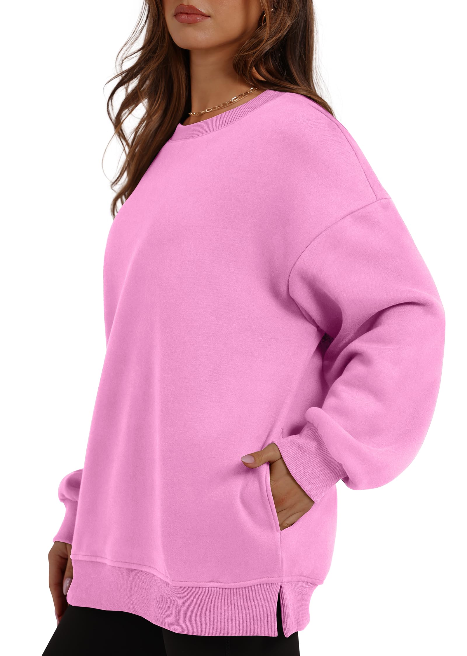 Women's Oversized Crewneck Sweatshirts with Pockets (Buy 2 Free Shipping)
